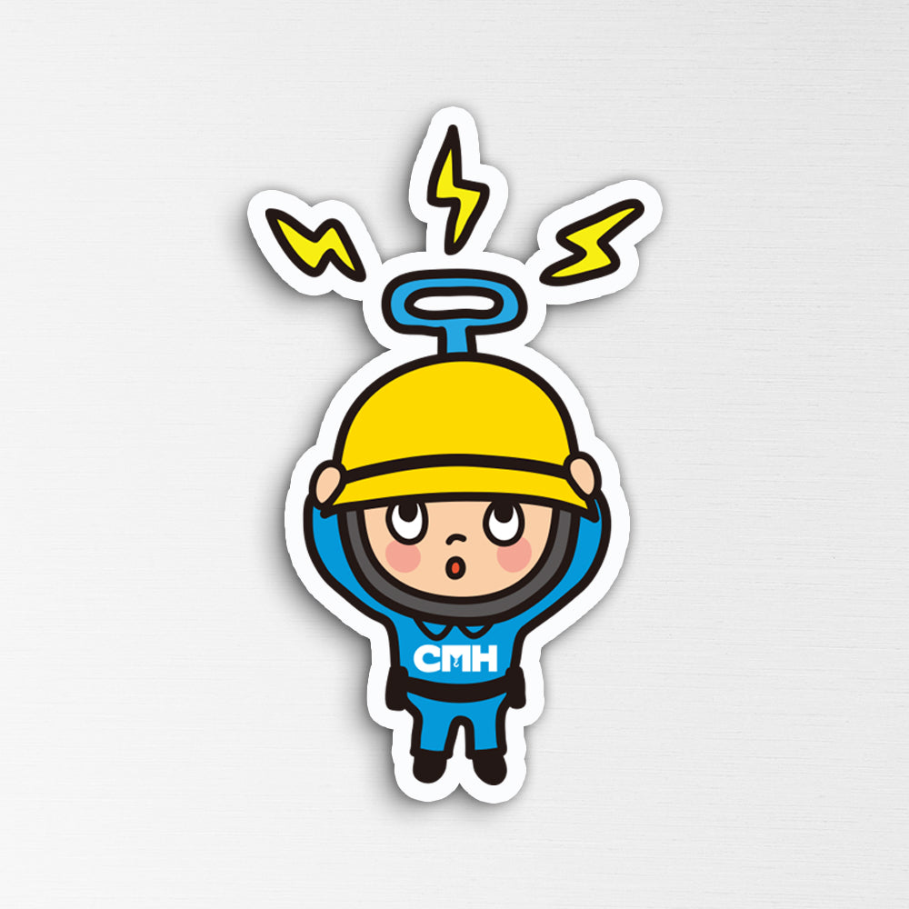 買って応援！働くアナタの相棒！「メンテナくんシール」